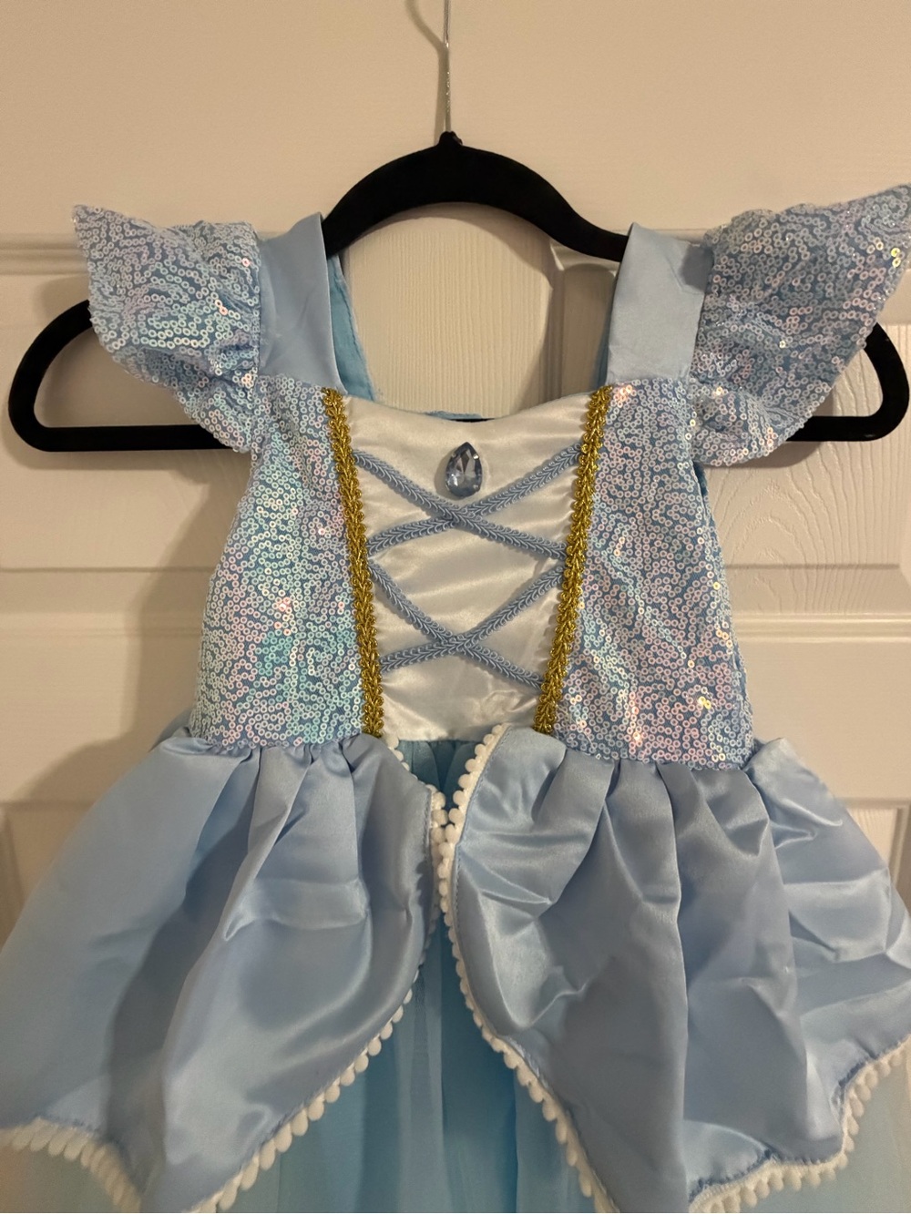 Light Blue Sparkle Princess Dress-Up Costume